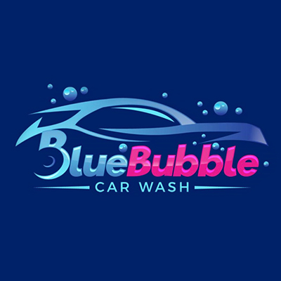 Blue Bubble Parking Car Washing